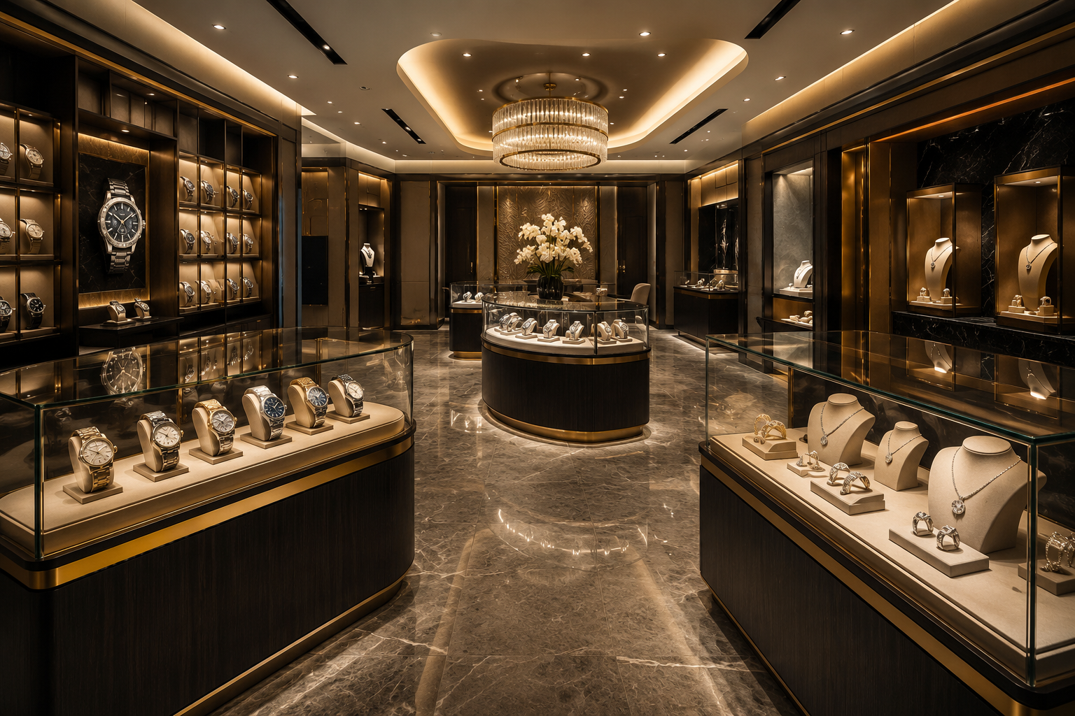 Luxury Zivara Showroom Interior